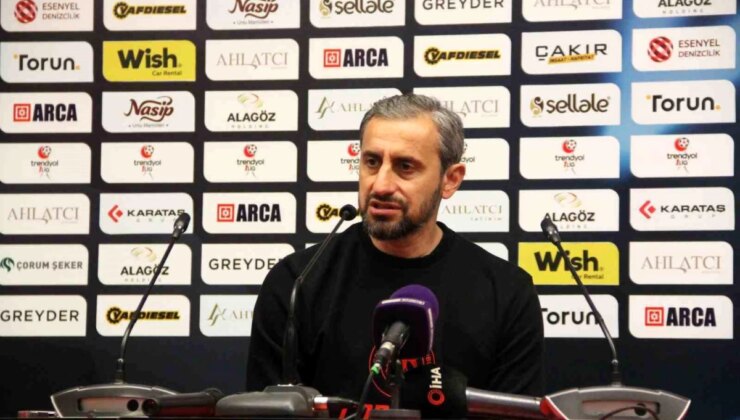 Çorum FK Teknik Direktörü Serkan Özbalta: Ayaklarımızın yere sağlam basması gerekiyor